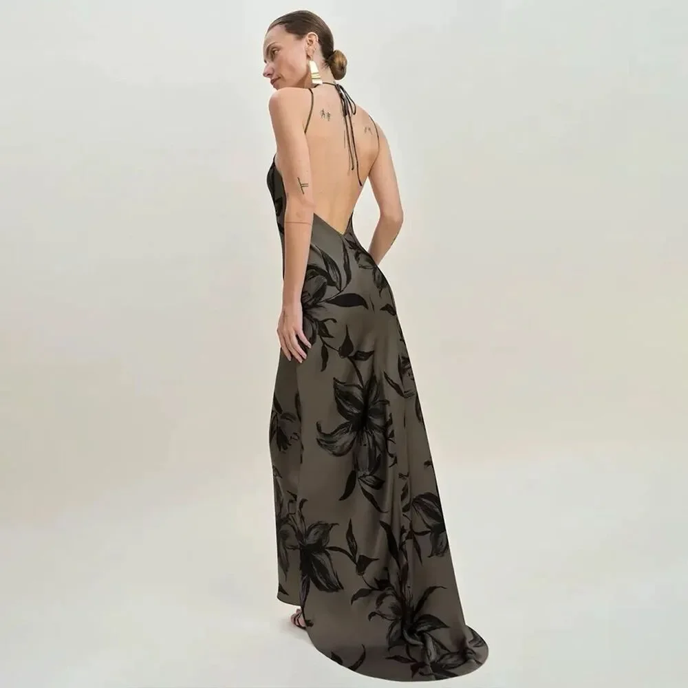 NWOT REFORMATION Zinna Satin Dress in isadora Evening Gown, size US2 & 4 - Picture 2 of 15
